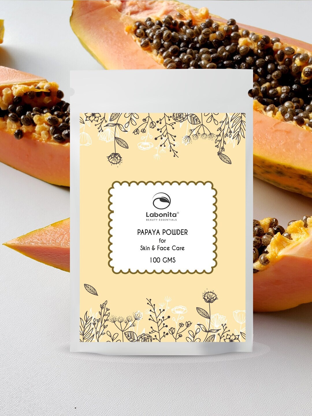 

Labonita Set of 3 Papaya Powder for Skin & Face Care - 100 g Each, Cream