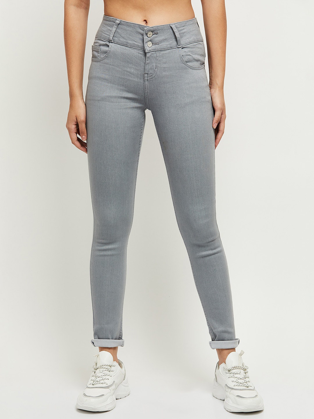 

max Women Grey Jeans