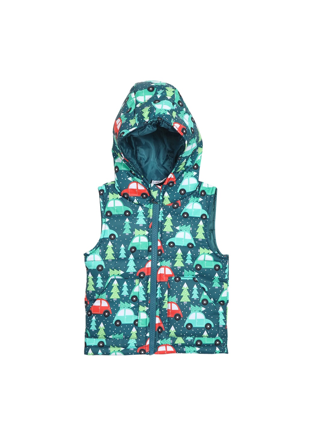 

Donuts Boys Multicoloured Floral Puffer Jacket, Multi