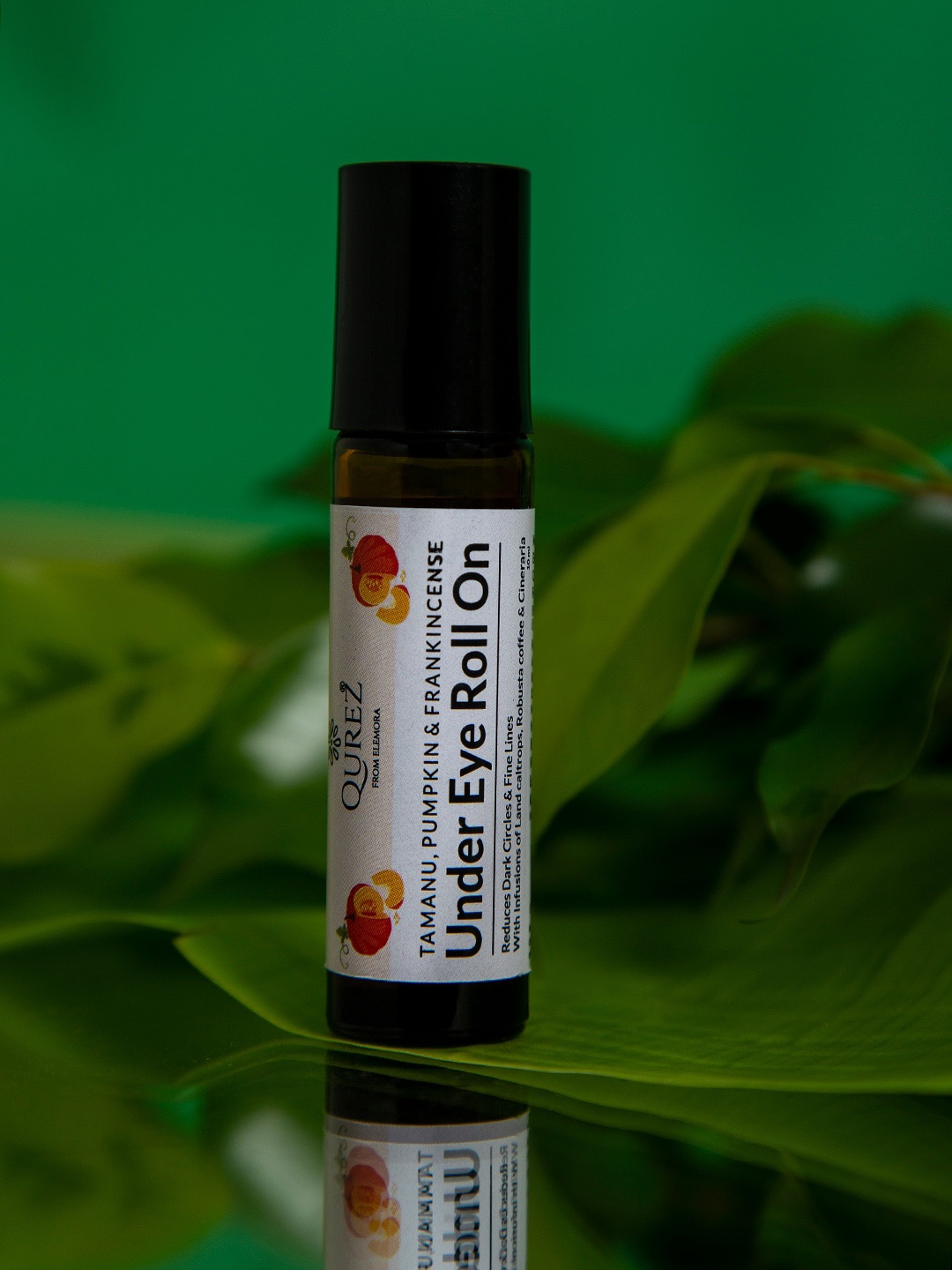 

QUREZ Tamanu Pumpkin & Frankincense Under Eye Roll On - 10 ml, White