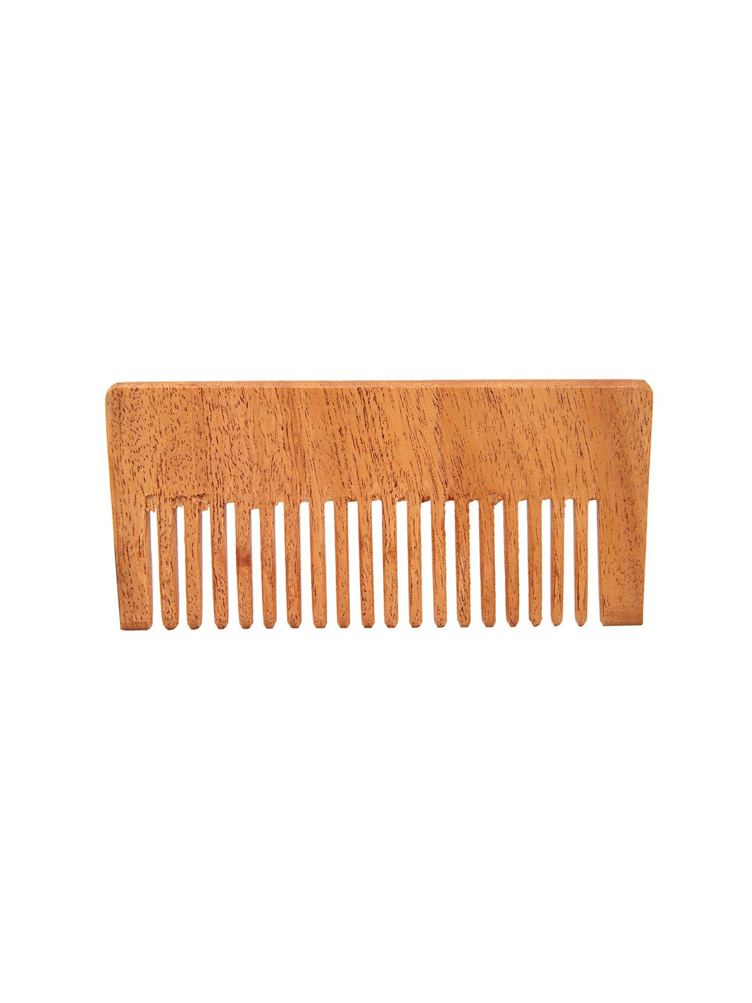 

QUREZ De-Tangling Neem Wood Comb - Brown