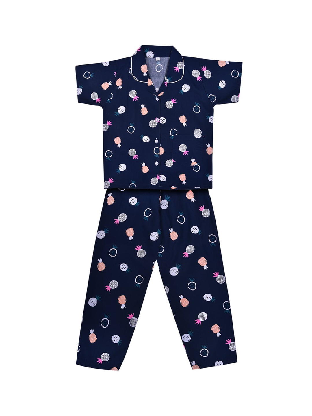 

Wish Karo Girls Navy Blue Night suits