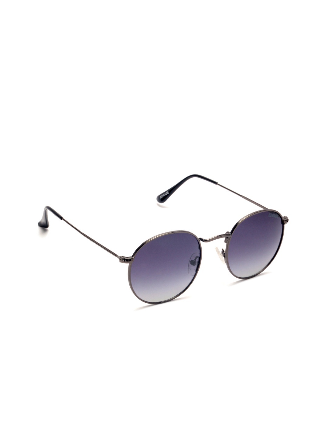 

Roadies Unisex Blue Lens & Gunmetal-Toned Round Sunglasses with Polarised Lens