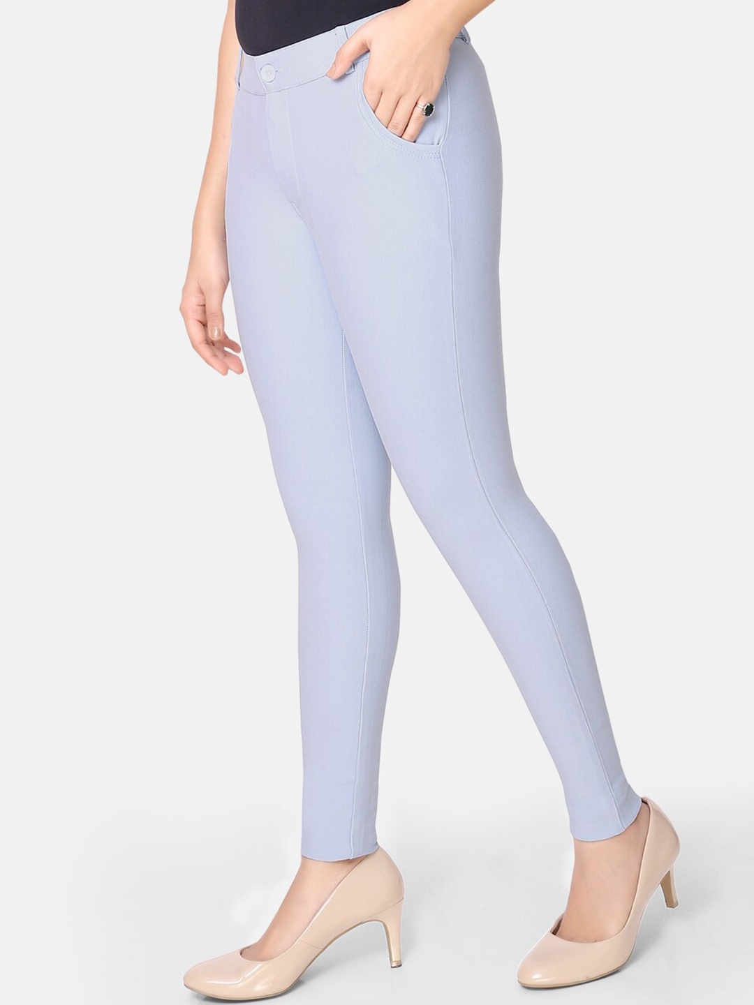 

ZRI Women Blue Super Skinny Fit Stretchable Jeggings