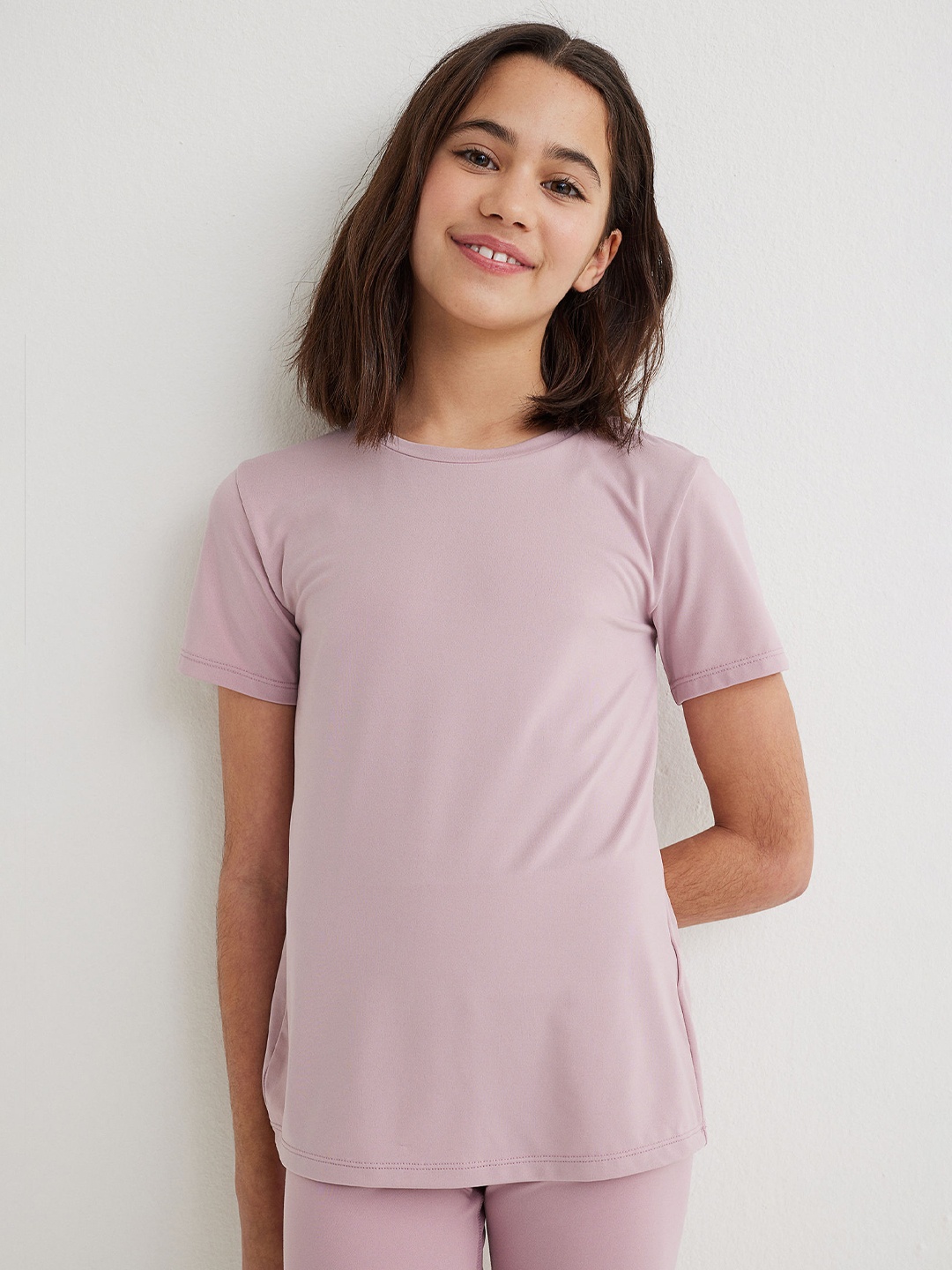 

H&M Girls 2-Pack Sports Tops, Black