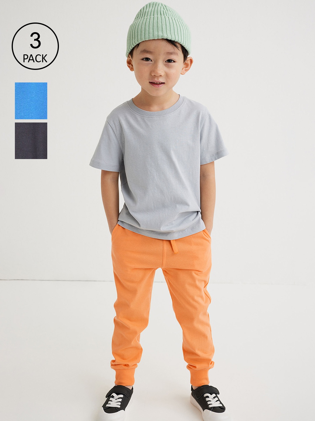

H&M Boys Pack of 3 Joggers, Blue
