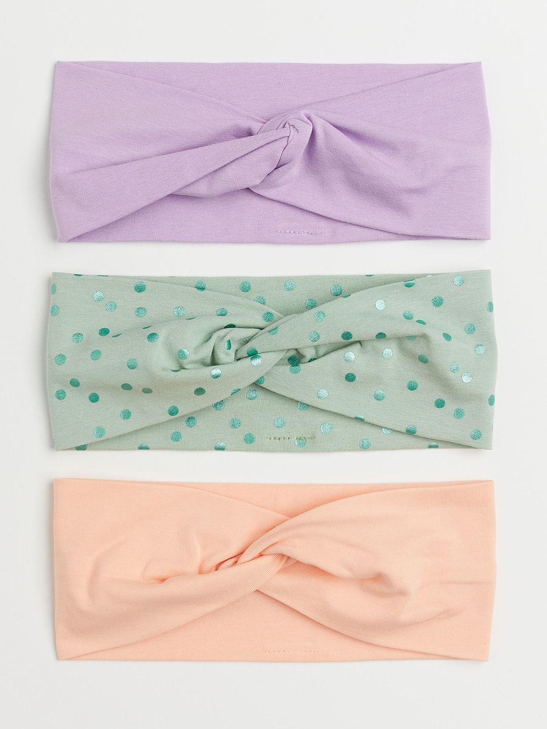 

H&M Girls 3-pack Hairbands, Green