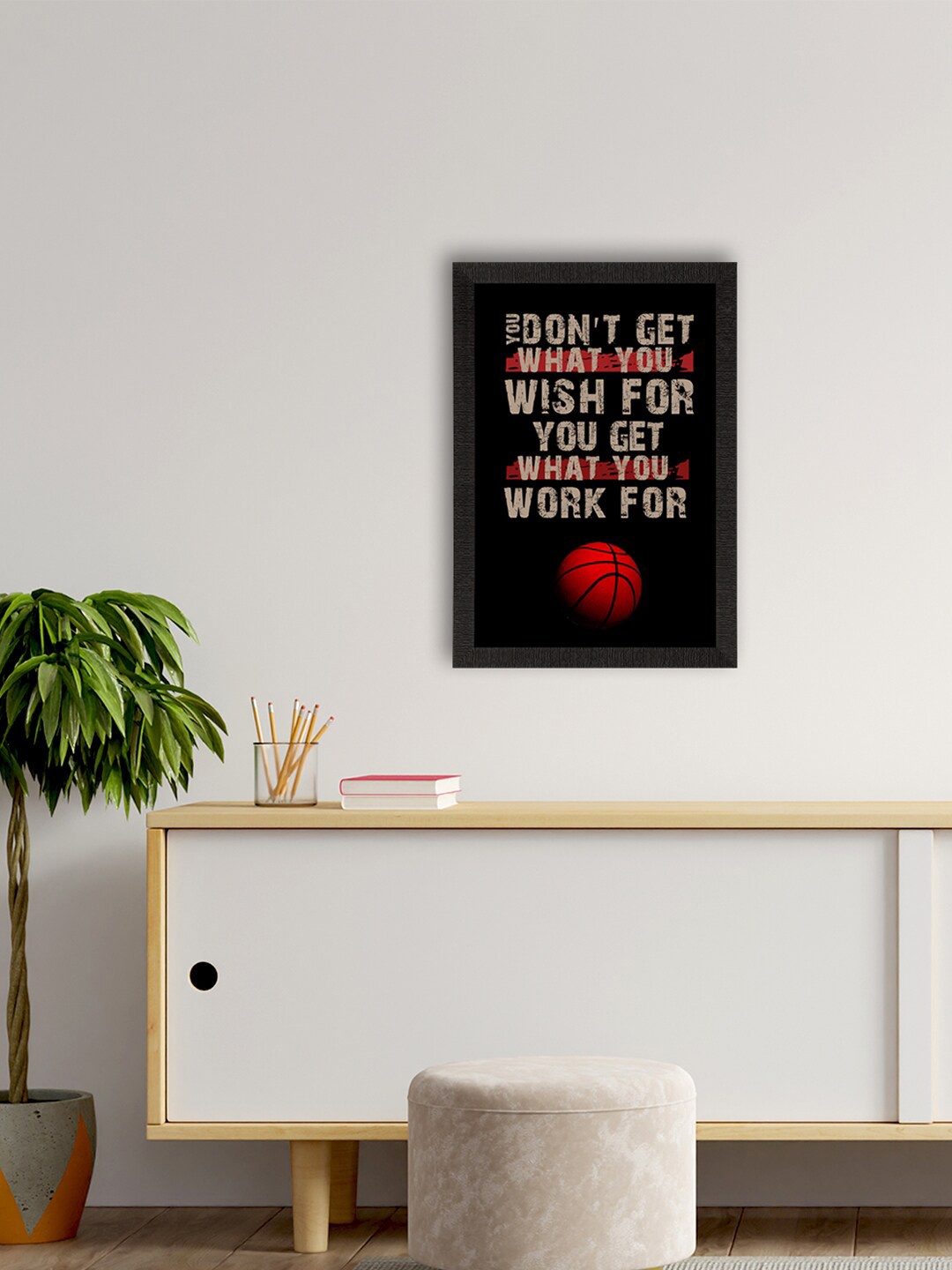 

eCraftIndia Black Motivational Quote Wall Art