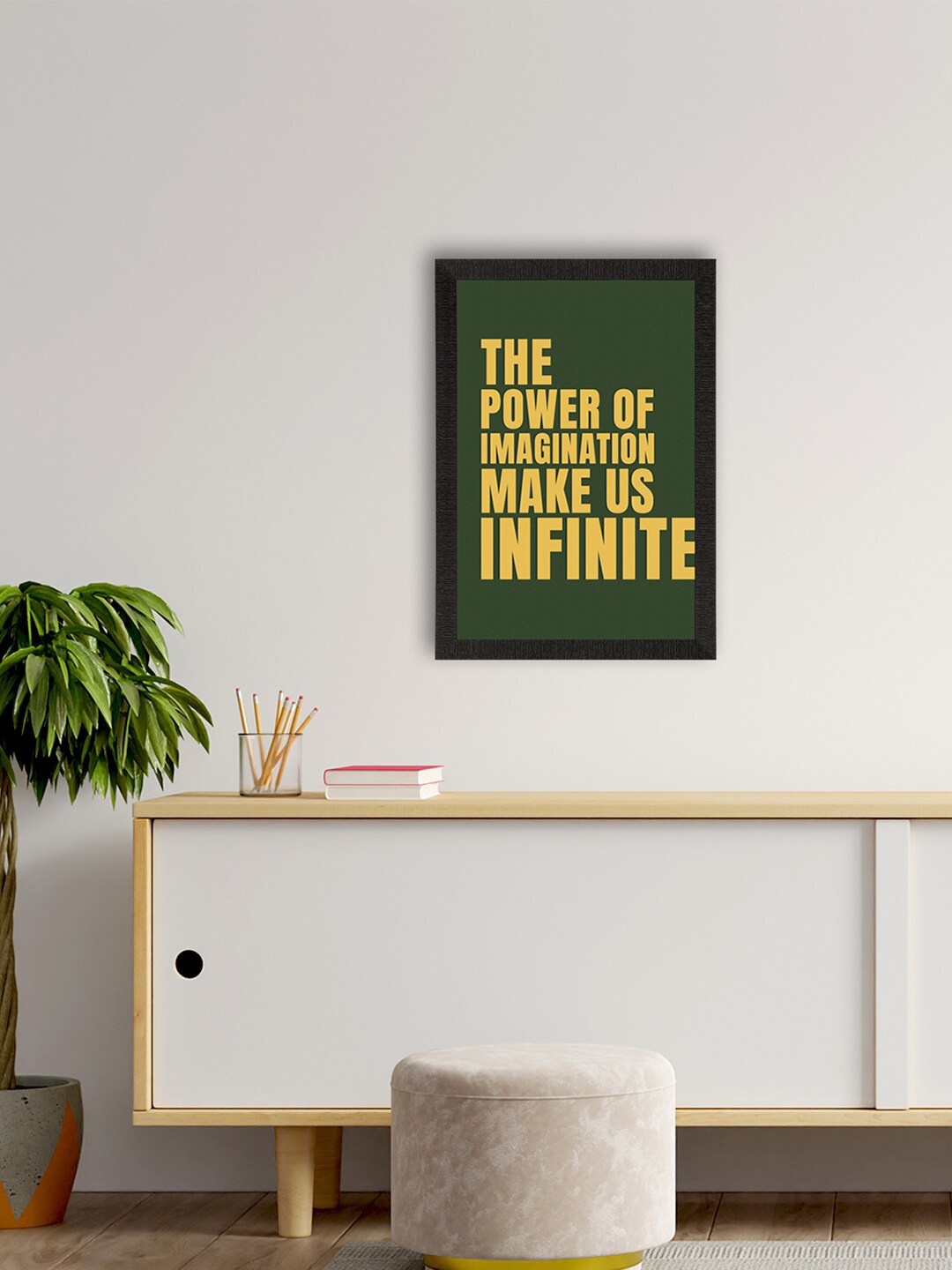 

eCraftIndia Multi Motivational Quote Satin Matt Texture UV Wall Art Painting
