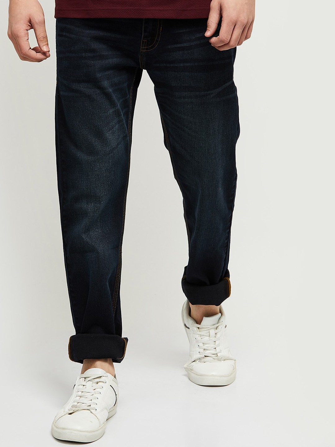 

max Men Black Light Fade Jeans