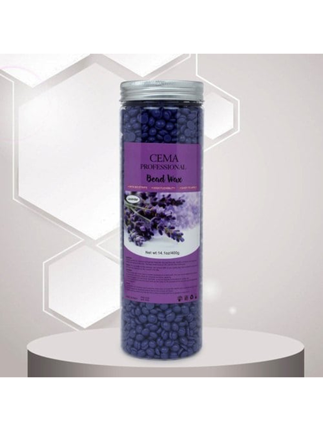 

CEMA Professional Lavendar Hard Bead Wax - 400 g, Blue