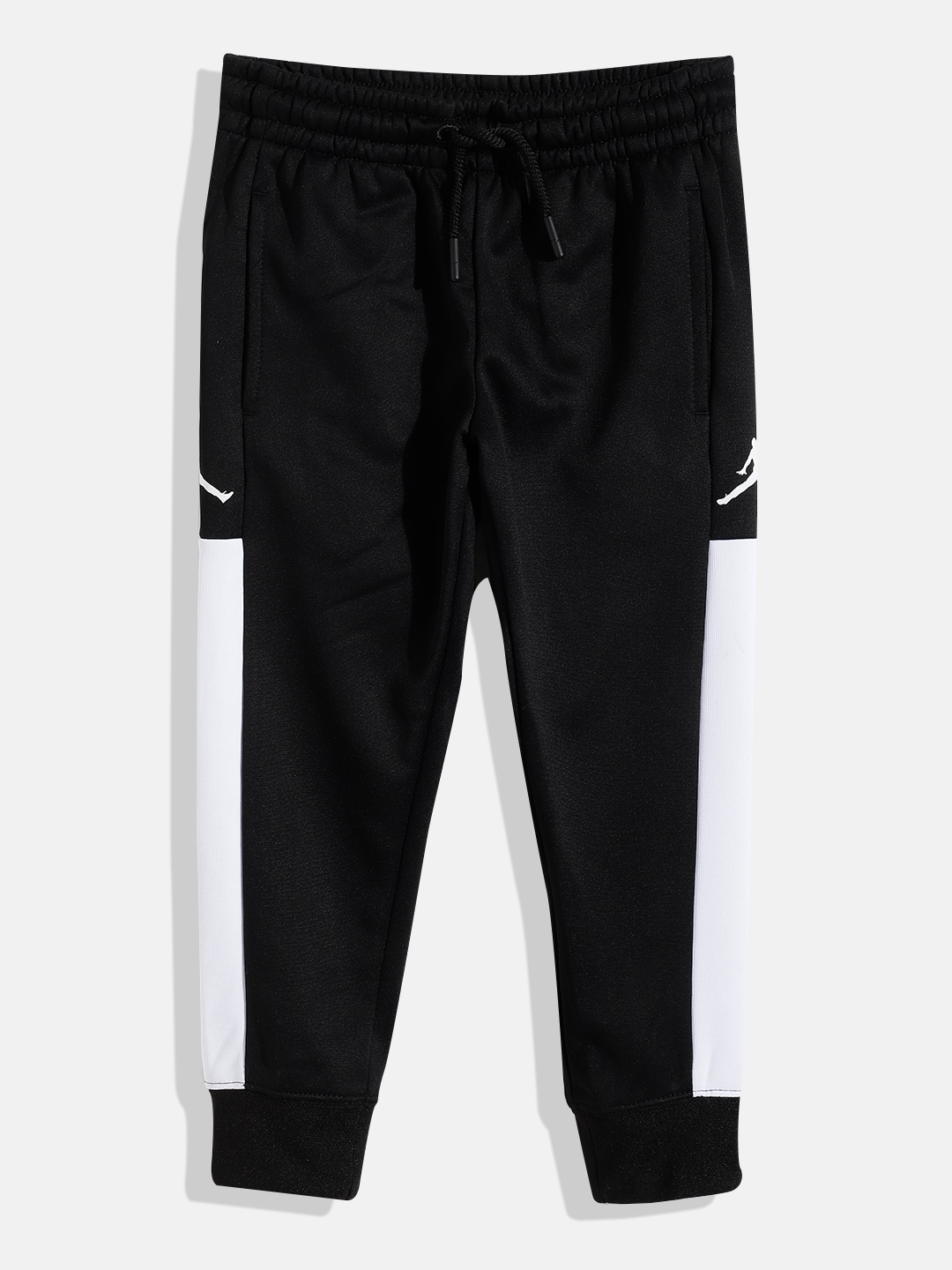 

Jordan Boys Black Solid MJ Elite Dri-FIT Joggers