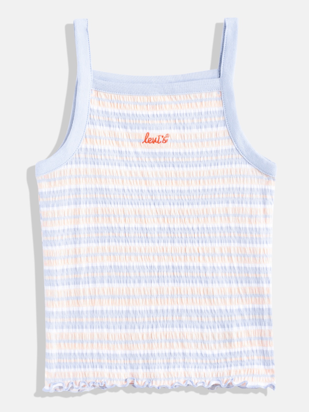 

Levis Girls Blue & White Striped Cami Top