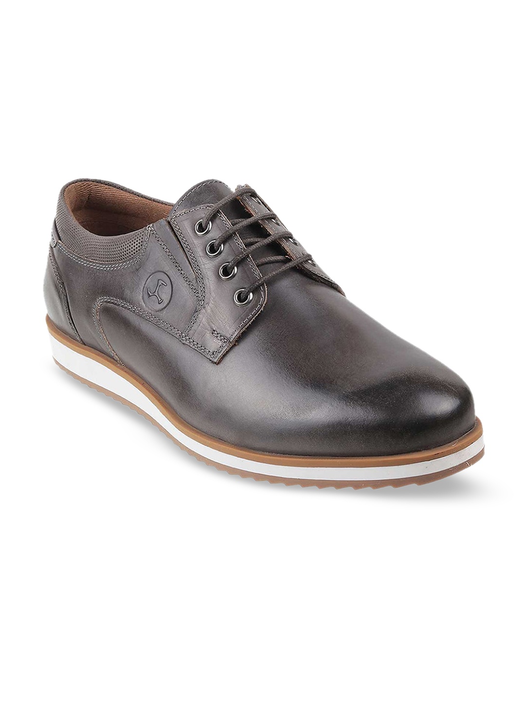 

Mochi Men Grey Leather Derbys