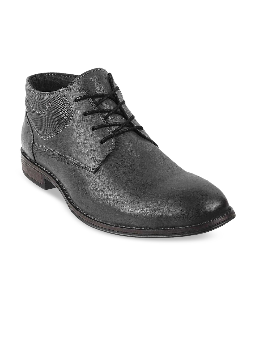 

Mochi Men Grey Leather Derbys