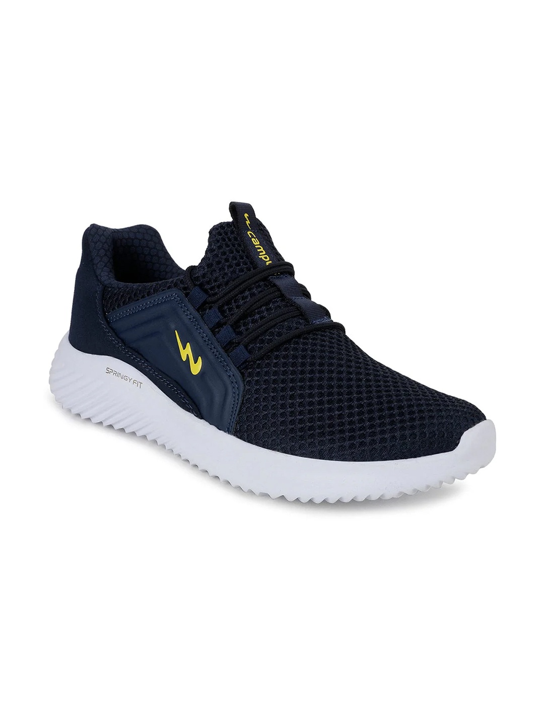 

Campus Men Navy Blue & White Mesh Running Shoes