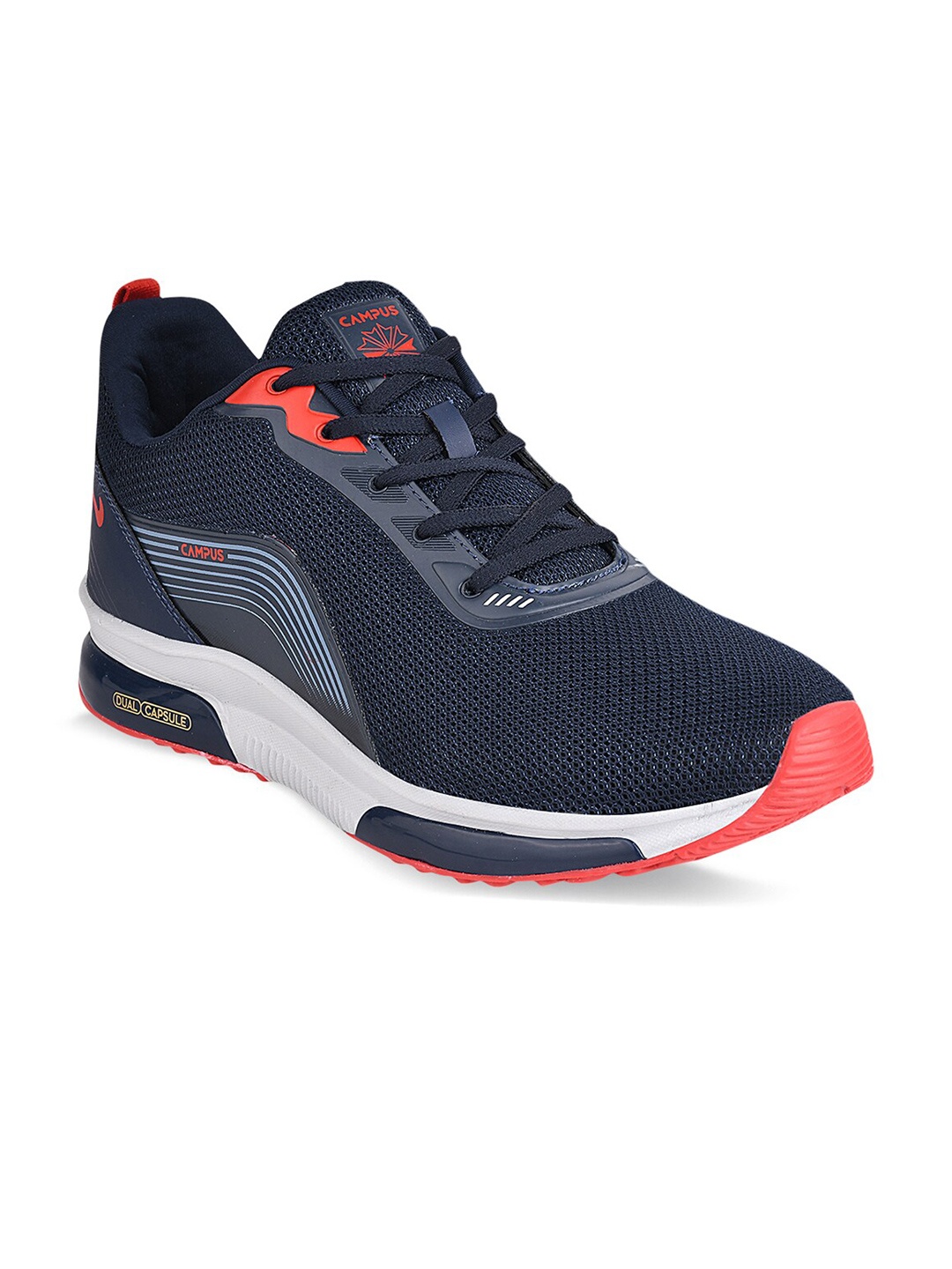 

Campus Men Navy Blue Mesh Running Shoes