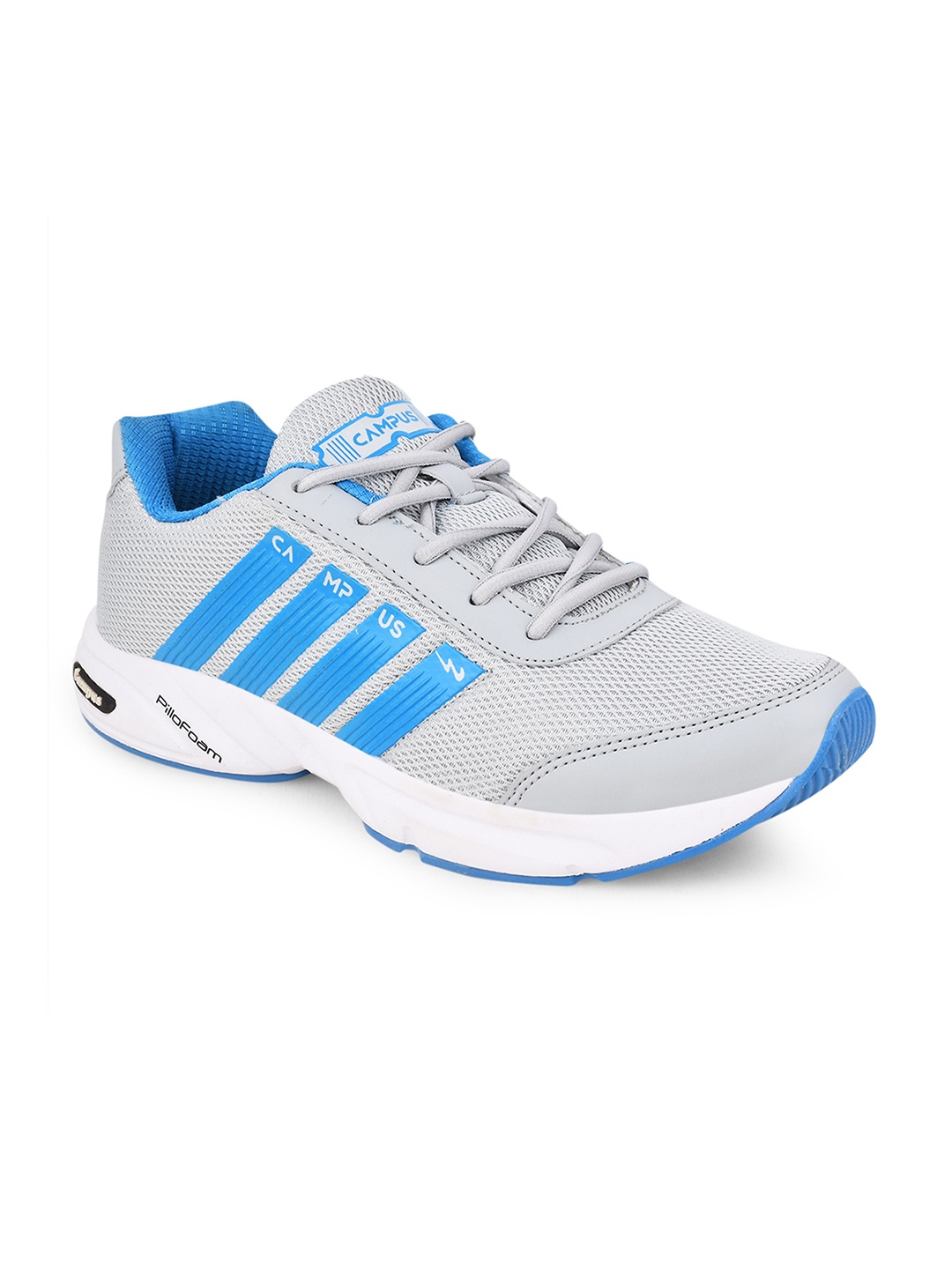 

Campus Men Grey Mesh Running Shoes