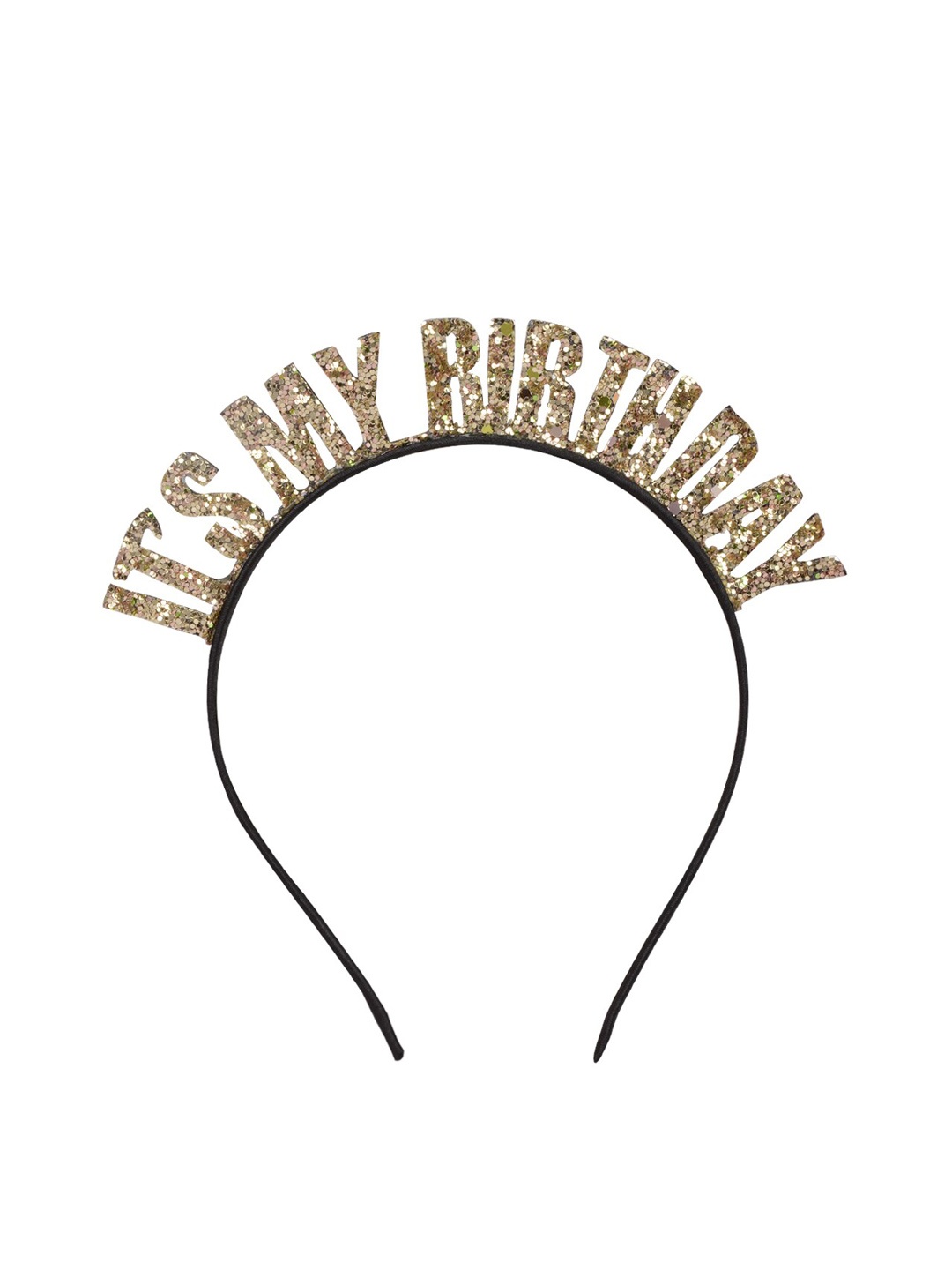 

Aye Candy Girls Gold-Coloured Its My Birthday Headband