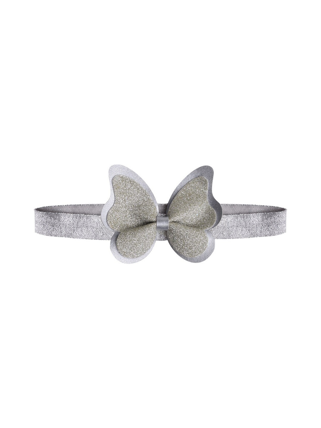 

Aye Candy Girls Silver-Toned Butterfly Designed Hairband