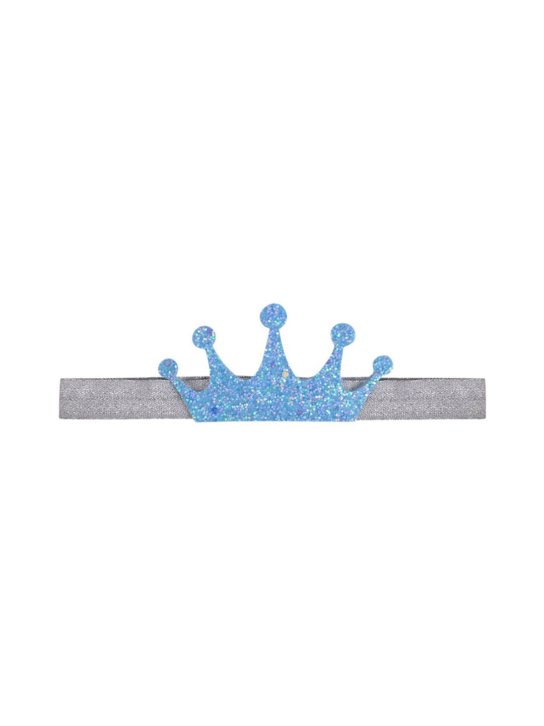 

Aye Candy Girls Blue & Grey Embellished Crown Hairband
