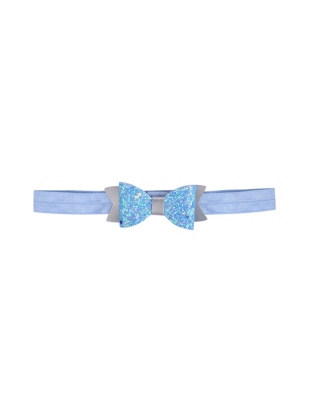 

Aye Candy Girls Blue Embellished Rose Chill Wrap Headband