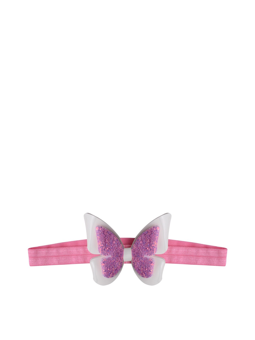 

Aye Candy Girls Pink Embellished Dual Medium Butterfly Headband