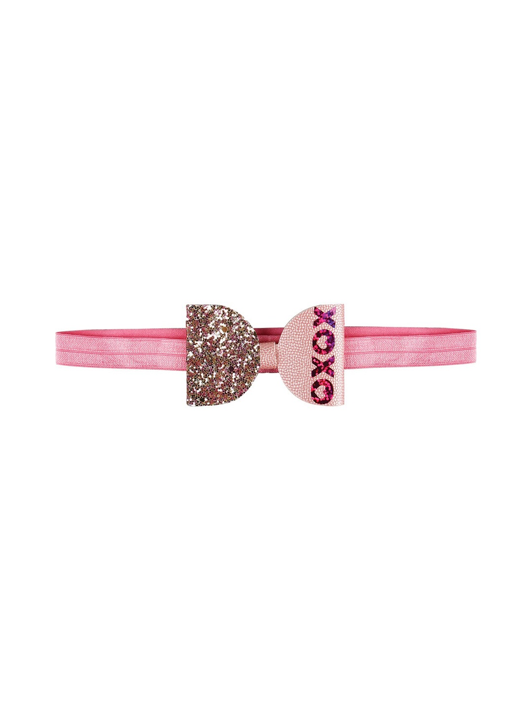 

Aye Candy Girls Pink Embellished XOXO Bow Chill Wrap Headband