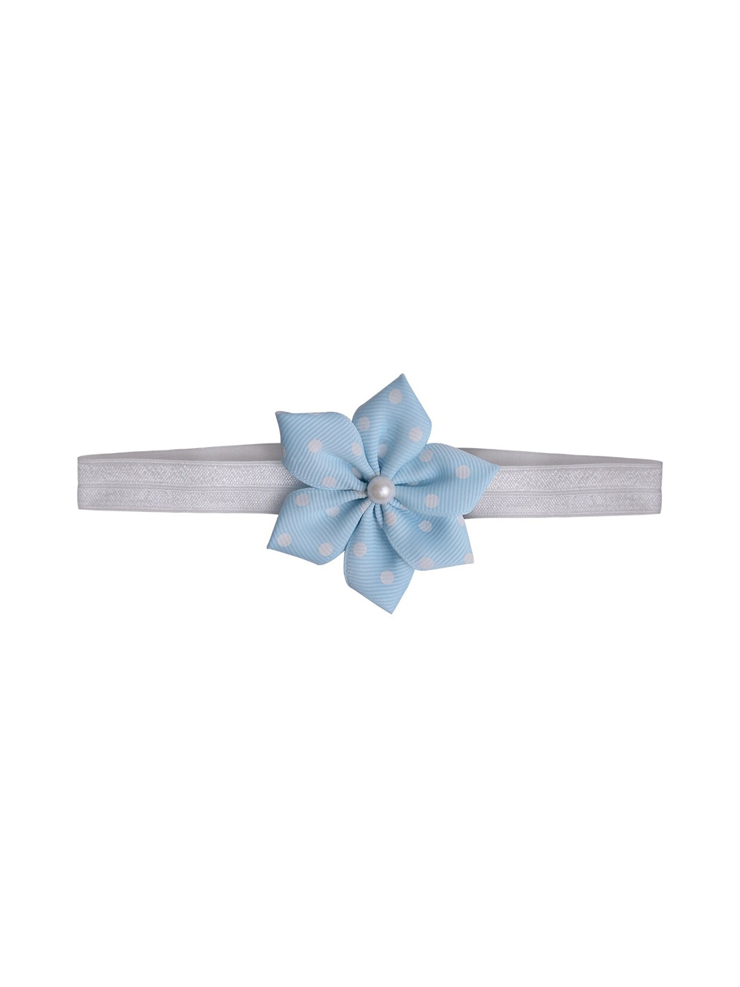 

Aye Candy Girls Blue Embellished Flower Hairband