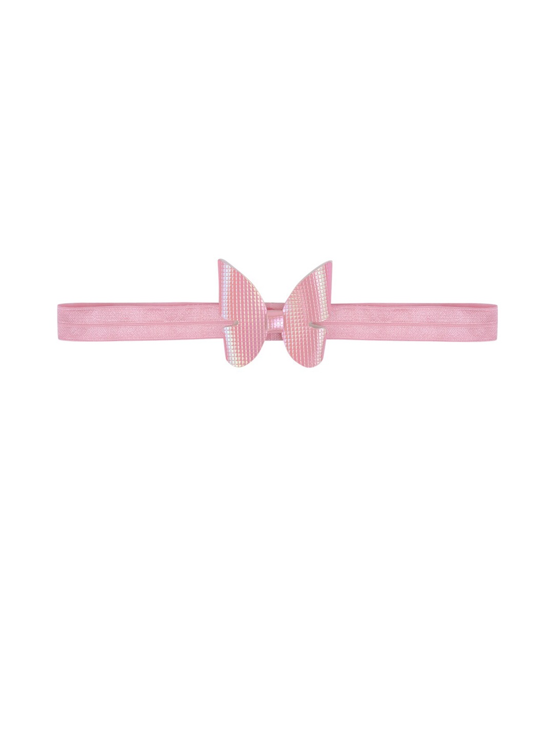 

Aye Candy Girls Pink Self-Design Butterfly Headband