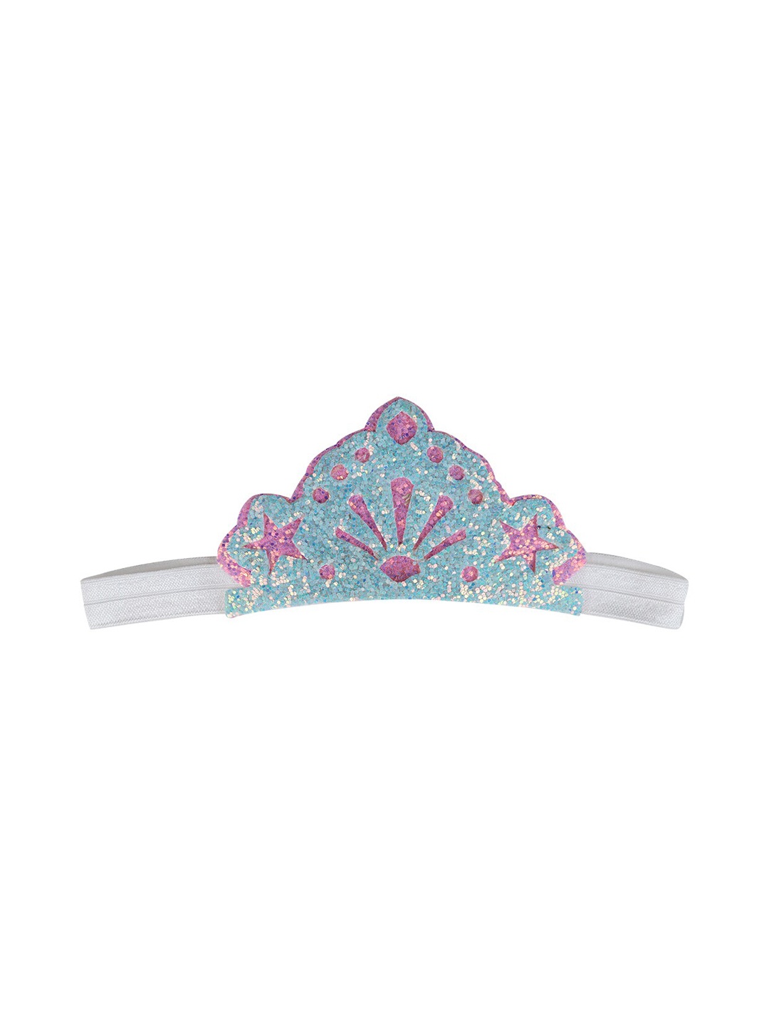 

Aye Candy Girls Teal-Green & Pink Mermaid Crown Chill Wrap Headband