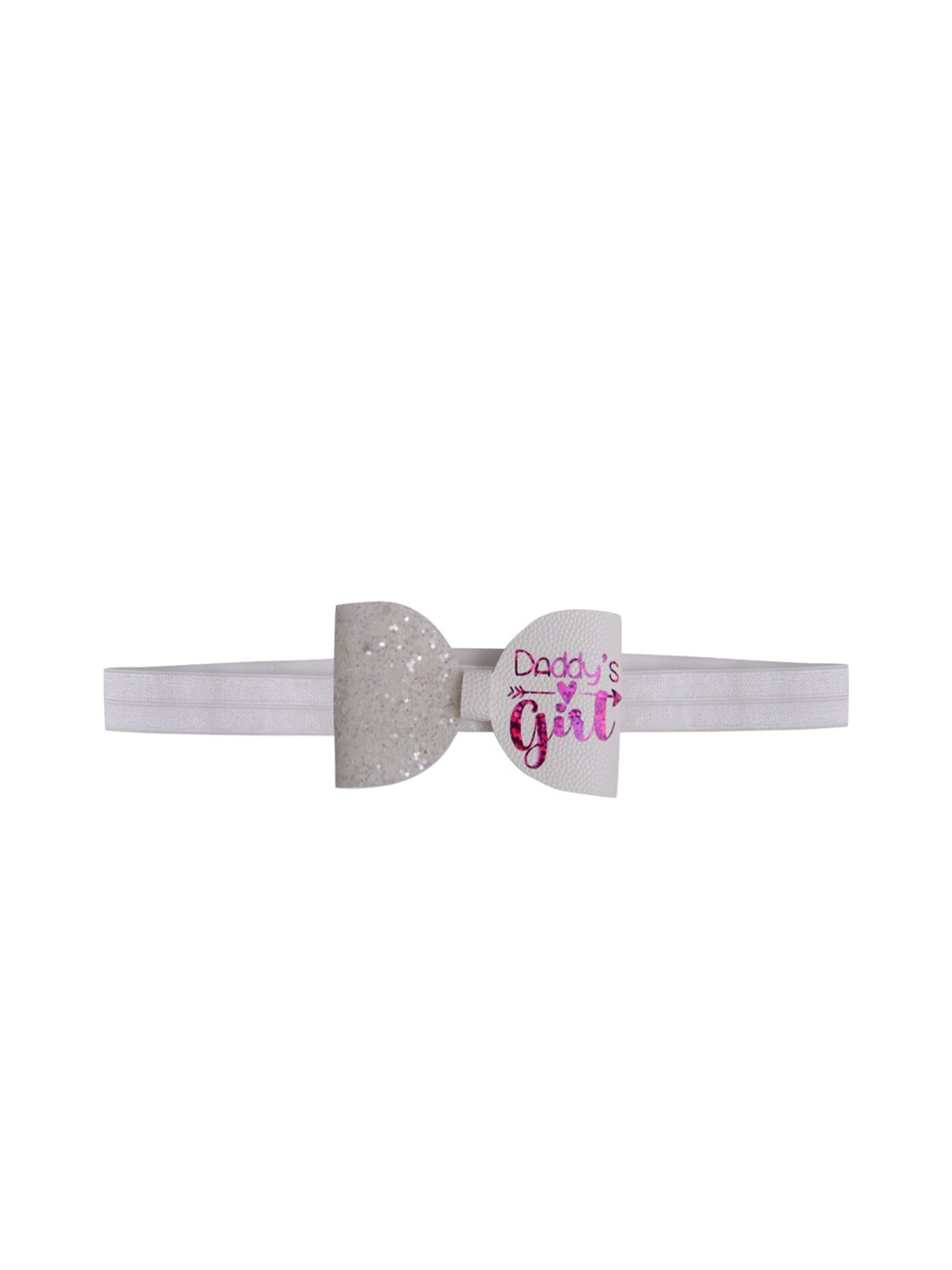 

Aye Candy Girls White Embellished Daddys Girl Headband