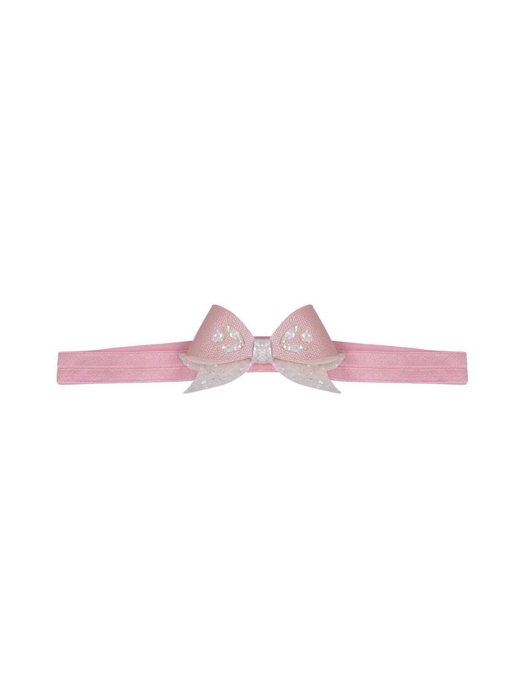 

Aye Candy Girls Pink Embellished Bow Headband