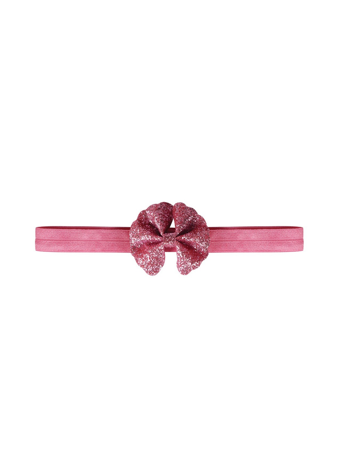 

Aye Candy Girls Pink Glitter Fan Bow Headband