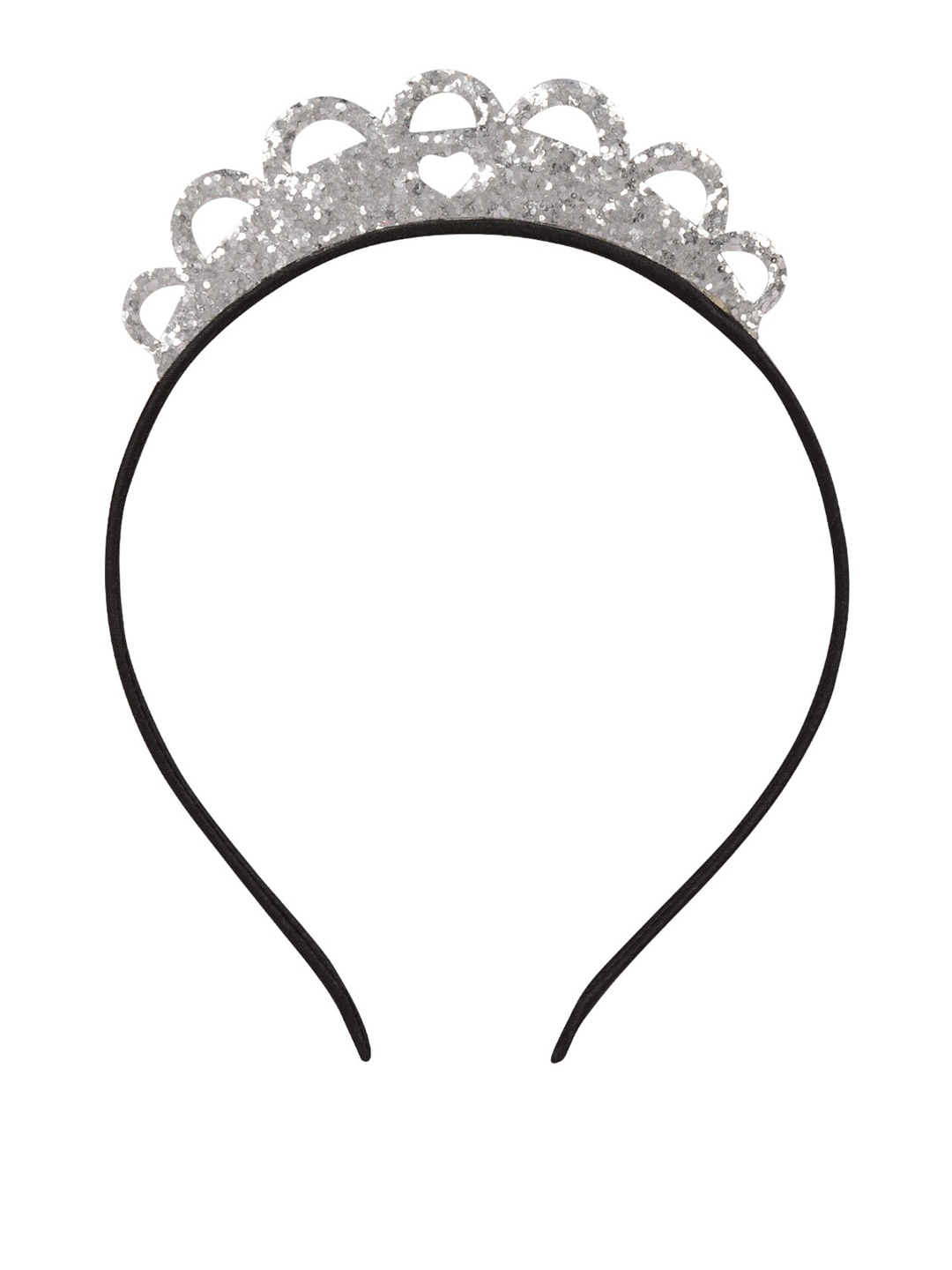 

Aye Candy Girls Silver-Toned & Black Embellished Tiara