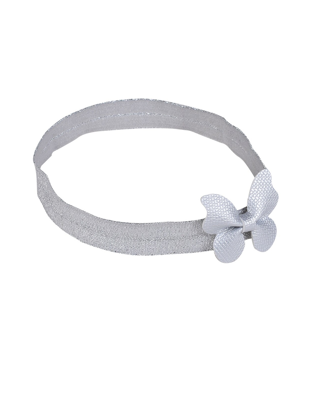 

Aye Candy Girls Silver-Toned Textured Small Butterfly Chillwrap Headband