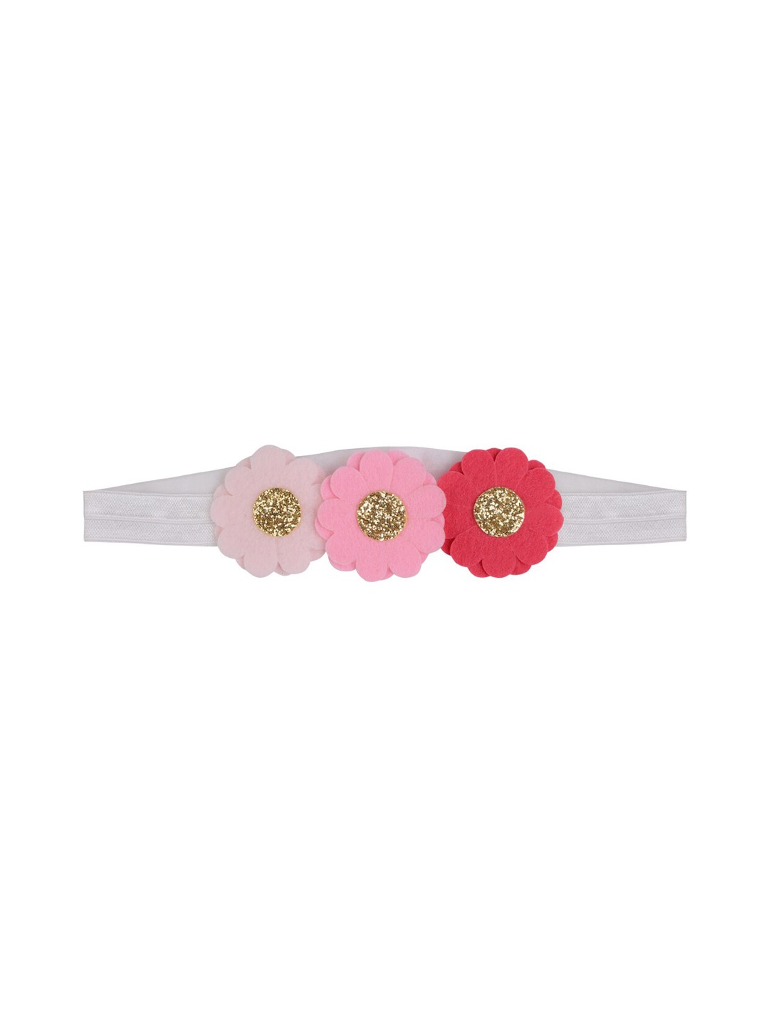 

Aye Candy Girls Pink & White Floral Embellished Chill Wrap Headband