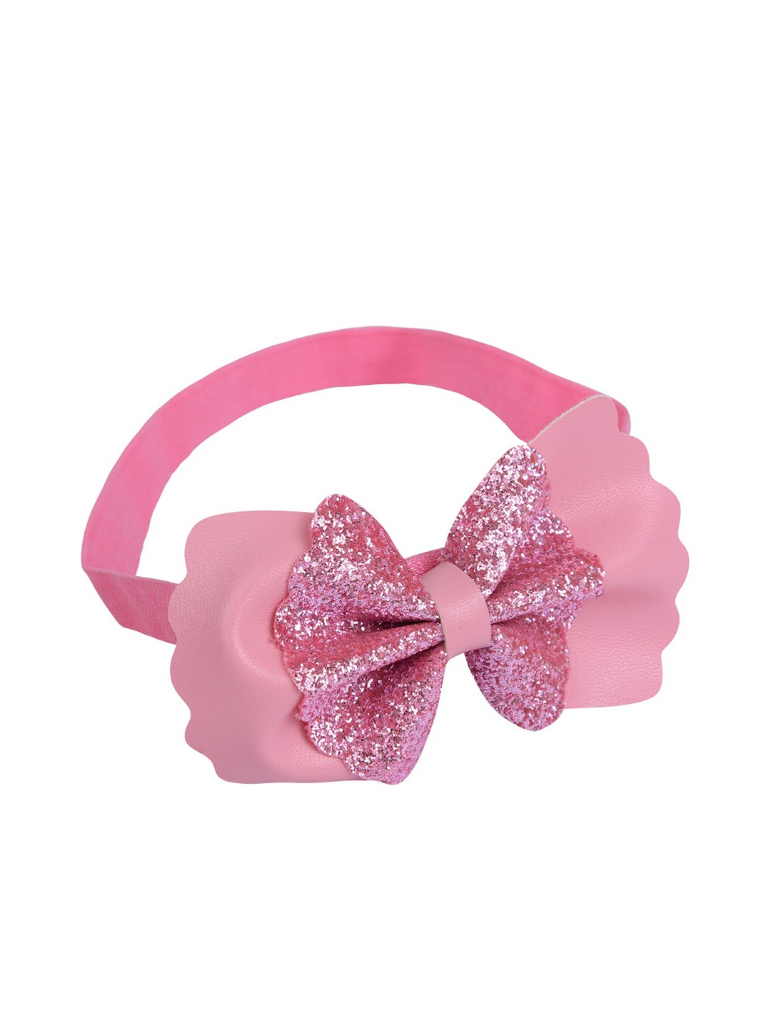 

Aye Candy Girls Pink Emellished Bow Headband