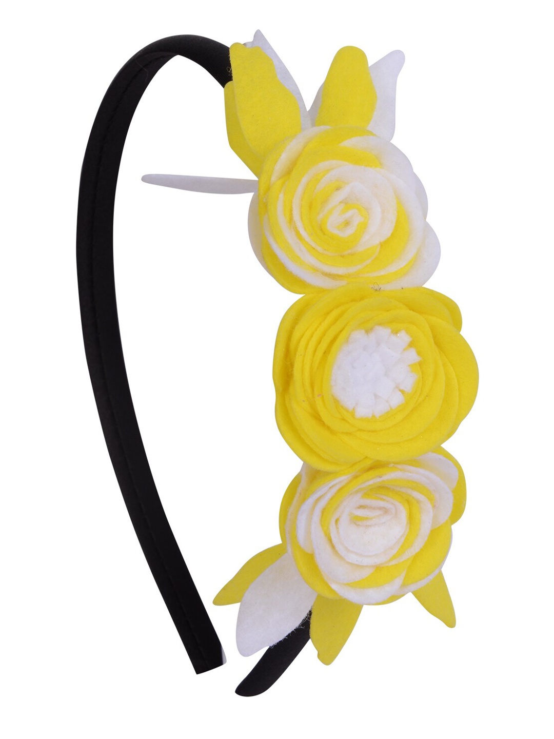 

Aye Candy Girls Yellow & White Floral Tiara Hairband