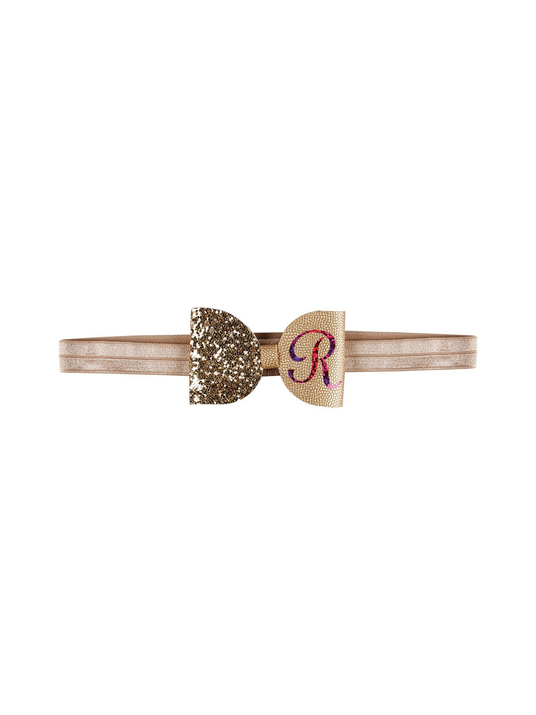 

Aye Candy Girls Gold-Coloured & Pink Embellished Headband