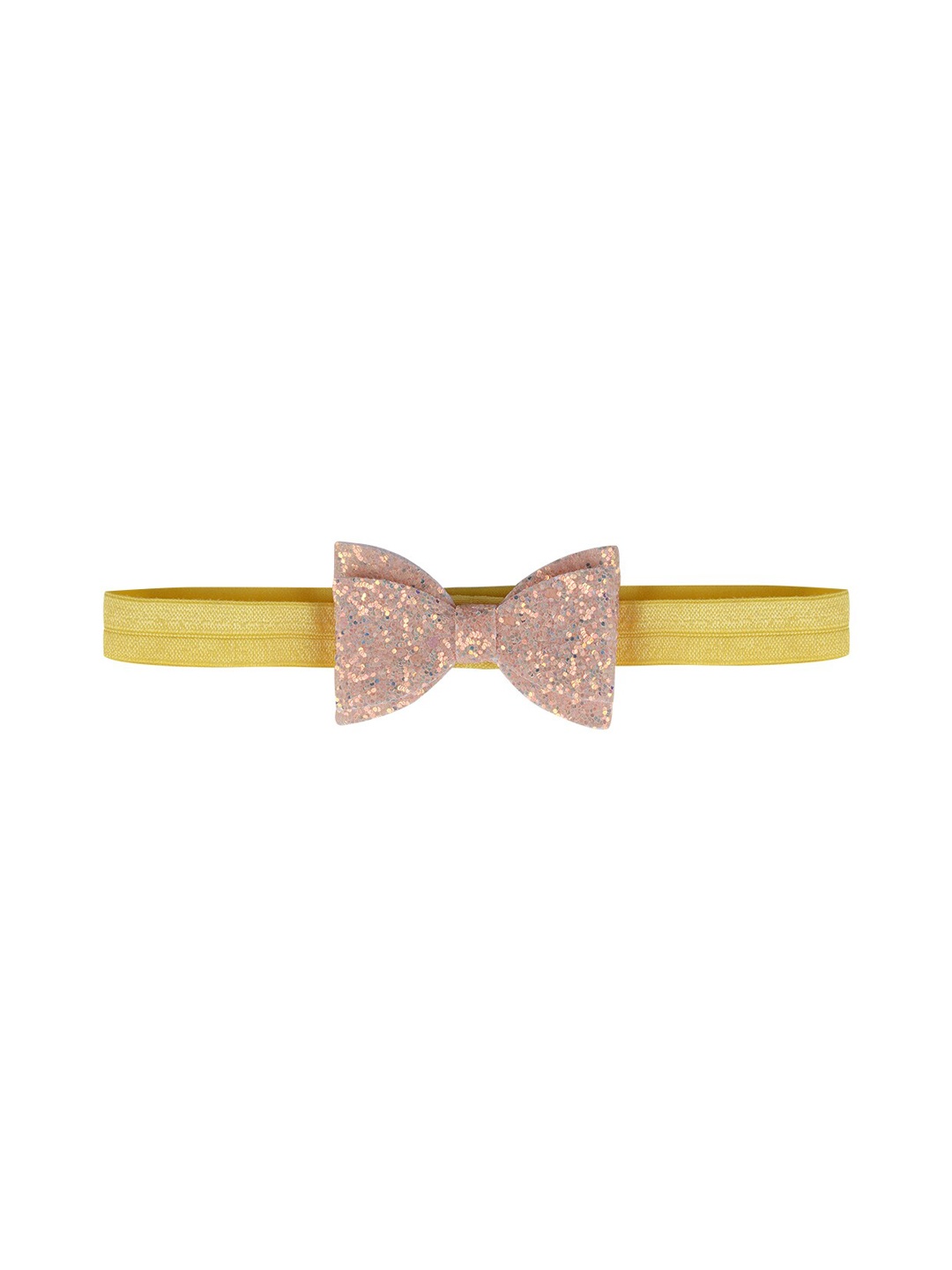 

Aye Candy Girls Yellow Double Bow Headband
