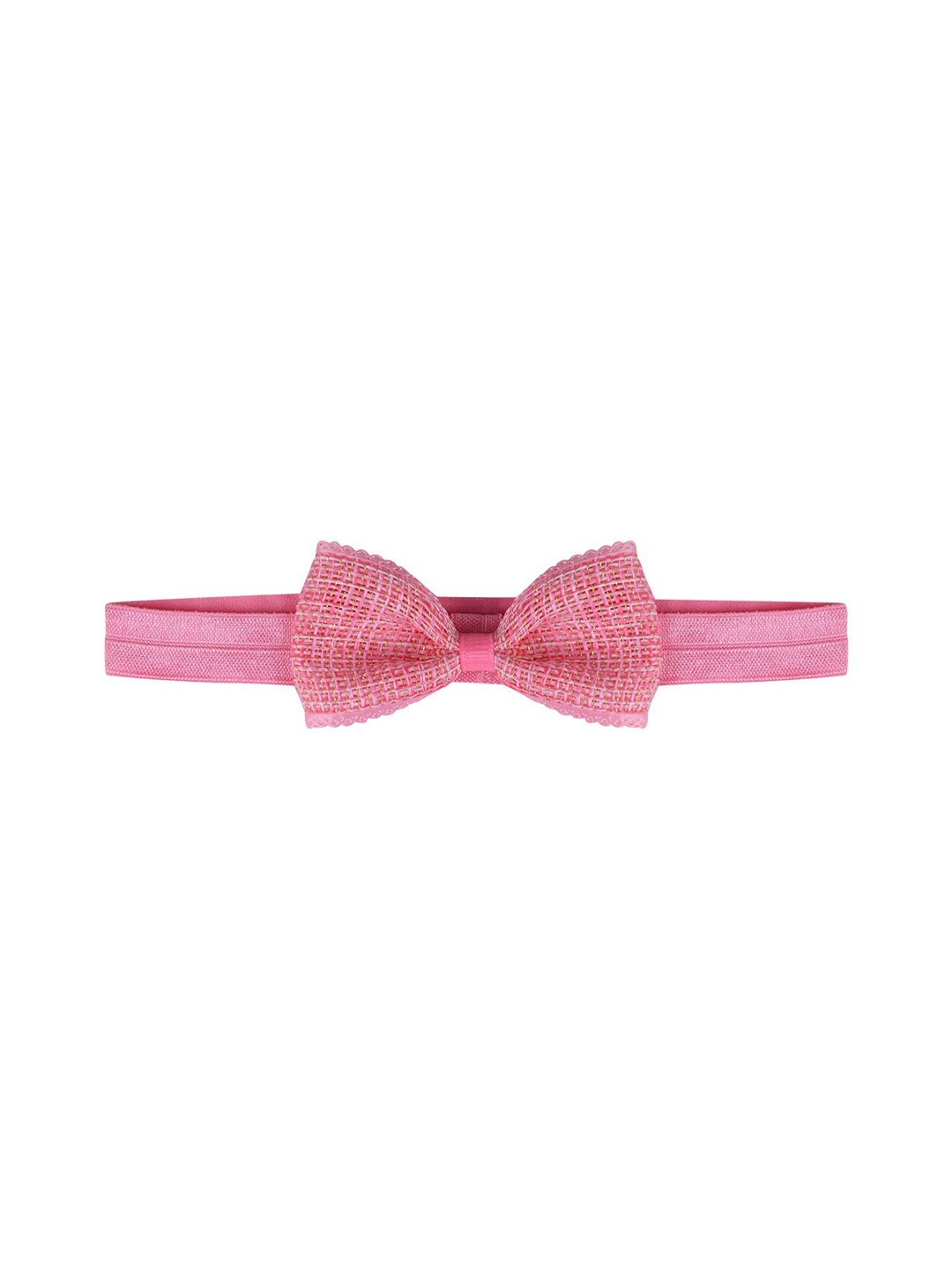 

Aye Candy Girls Pink Jute Bow Hairband