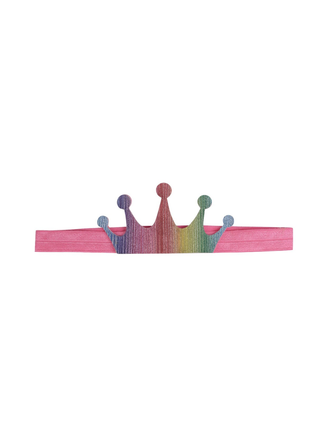 

Aye Candy Girls Assorted Rainbow Crown Chill Wrap Headband