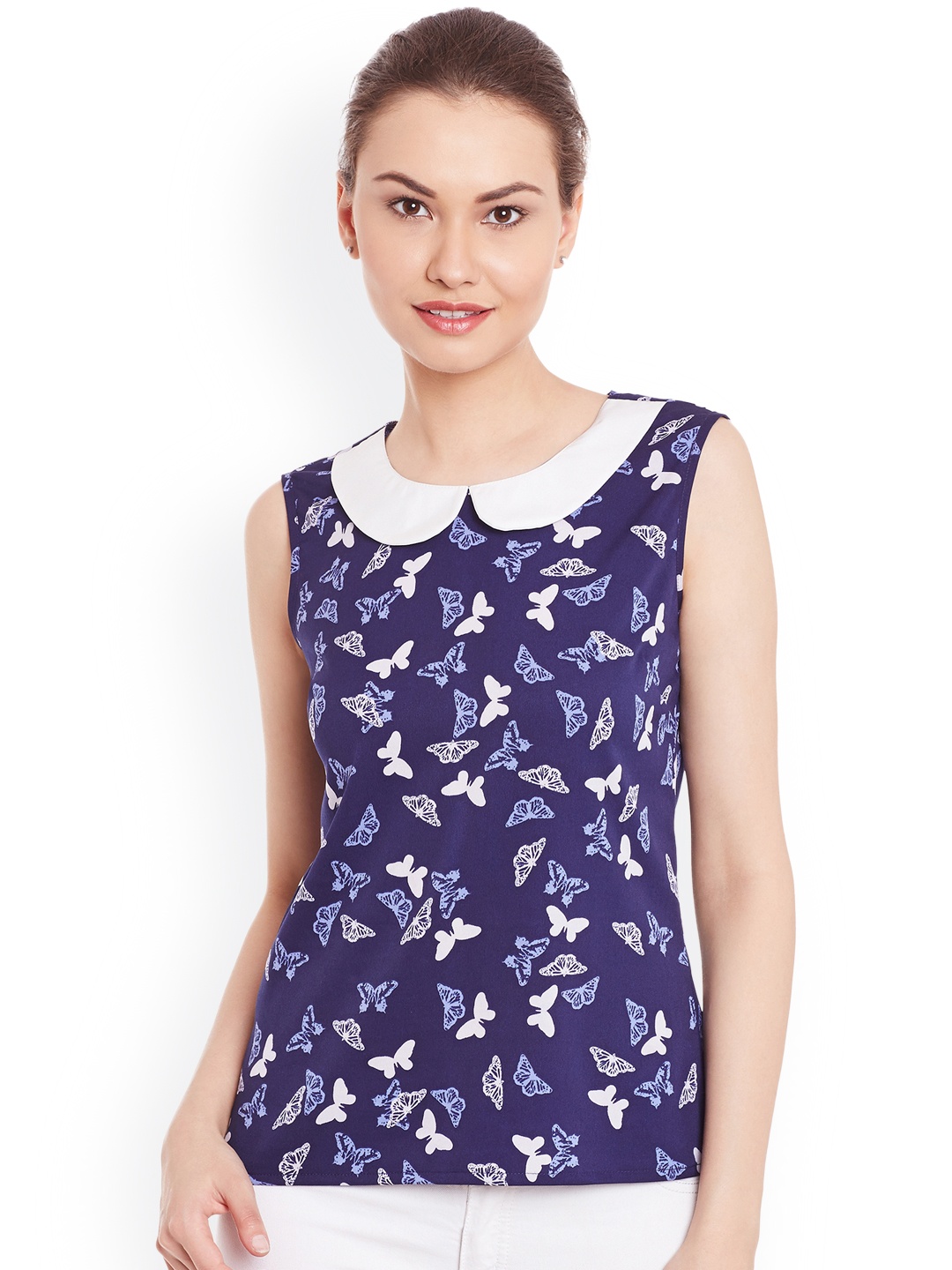 

WISSTLER Blue Printed Top