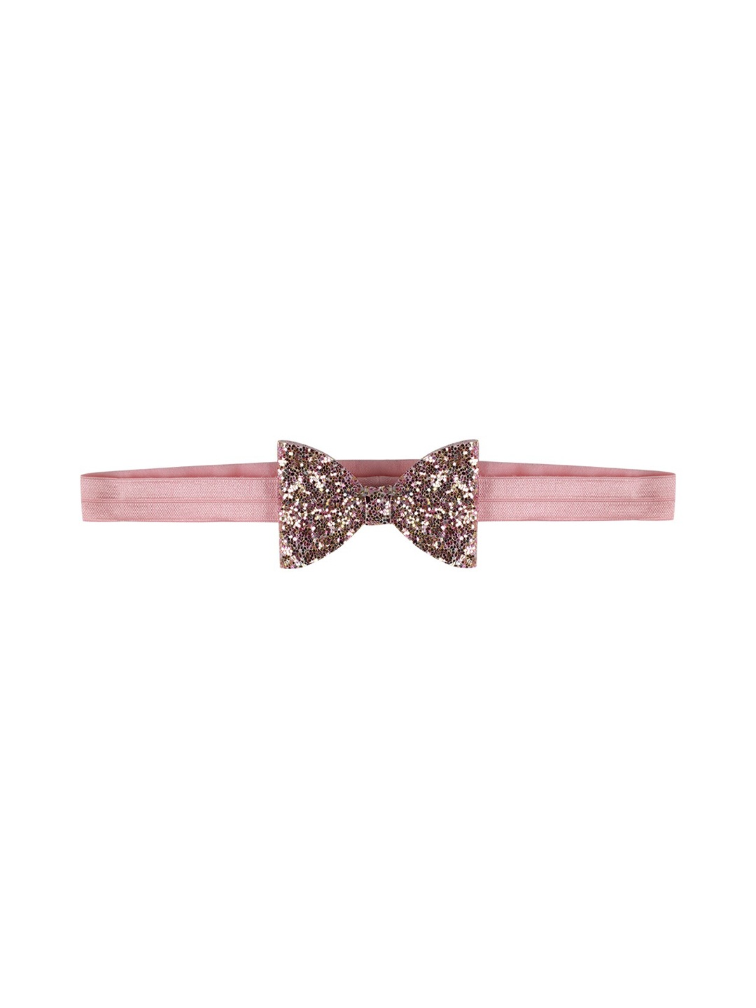 

Aye Candy Girls Pink Glitter Medium Bow Headband