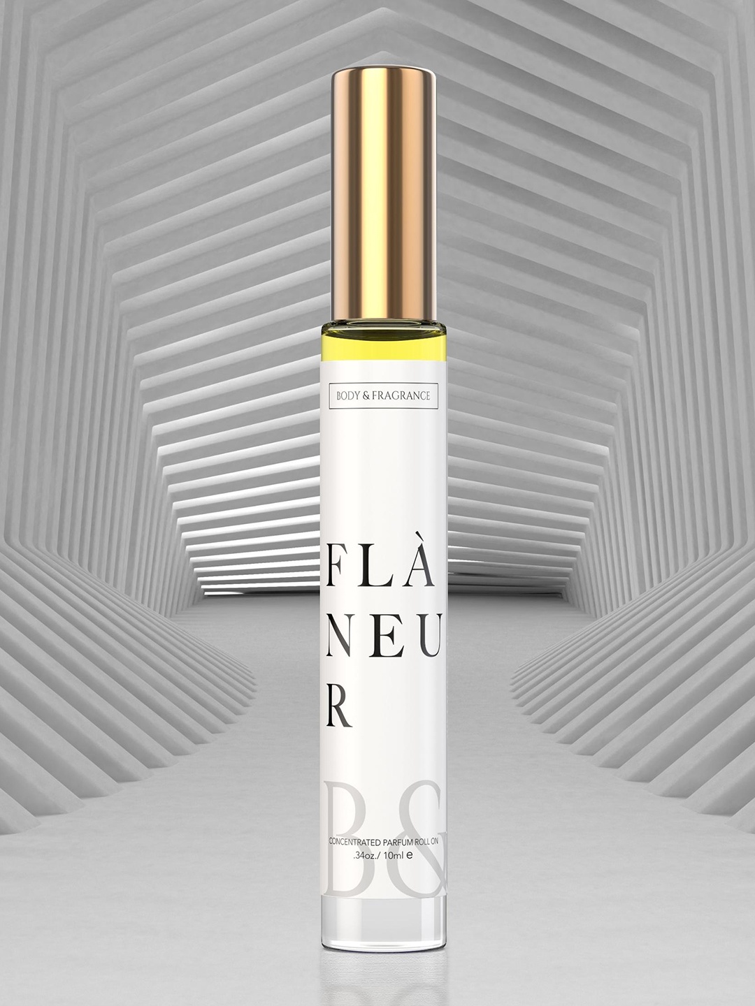 

B&F Flaneur Concentrated Premium Perfume Roll-on - 10 ml, White