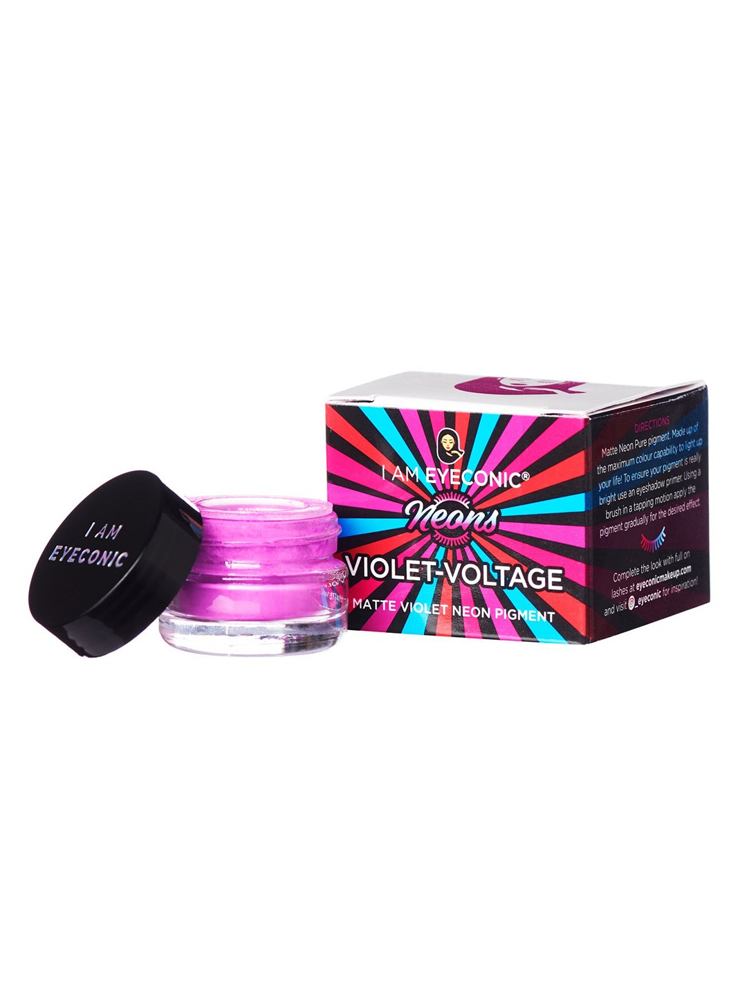 

I AM EYECONIC Neon Matte Pigment Eyeshadow - Violet Voltage