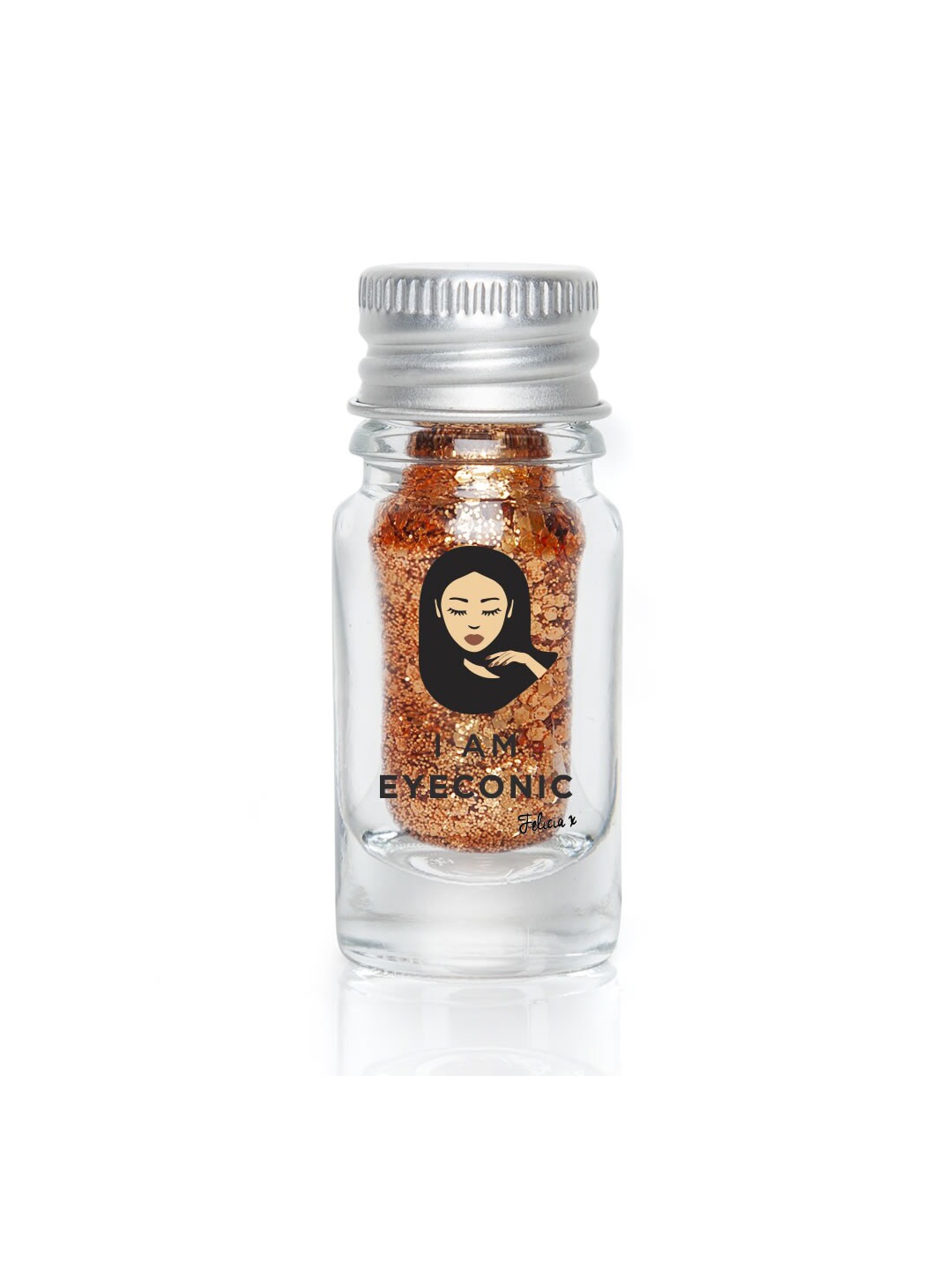 

I AM EYECONIC 3D Cosmetic Glitters 4 g - Hot Sauce, Orange