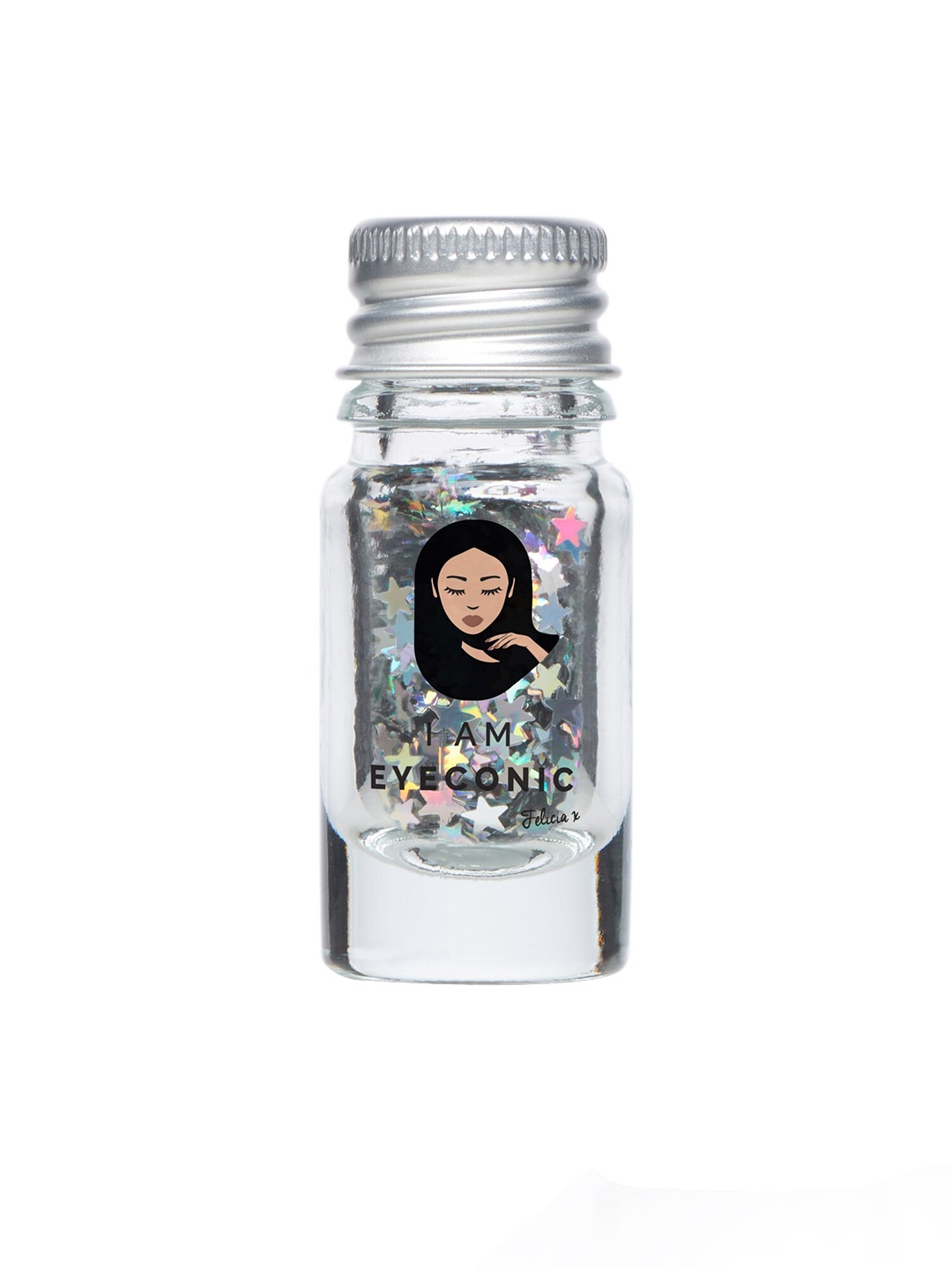 

I AM EYECONIC 3D Cosmetic Glitters 4 g - Star Struck, Silver