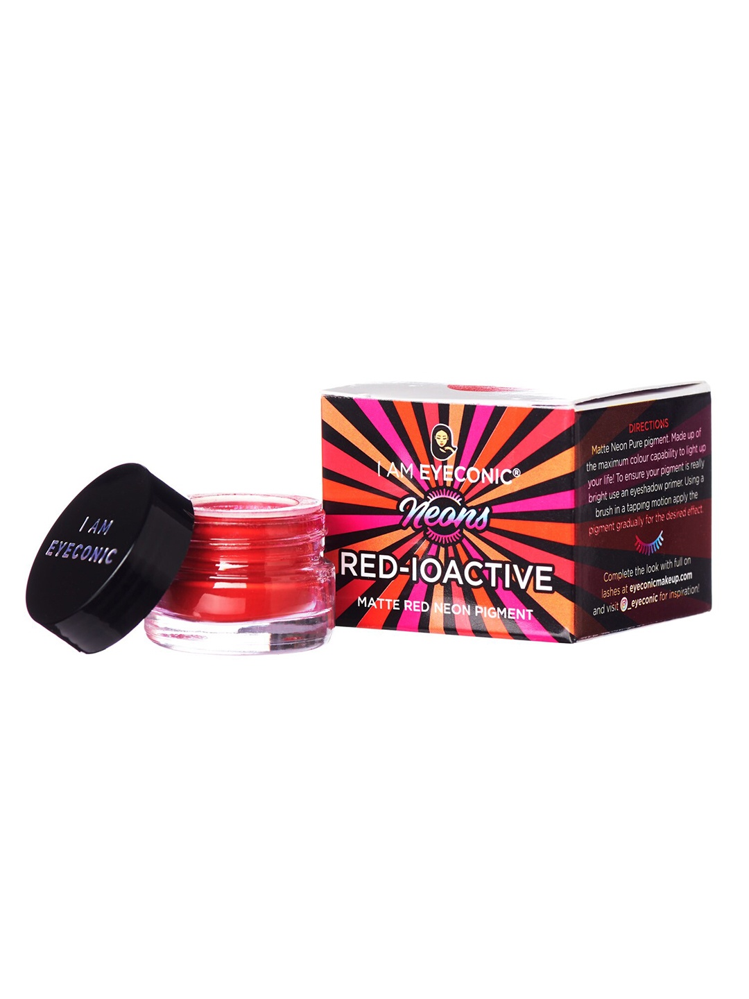 

I AM EYECONIC Neon Matte Pigment Eyeshadow - Red Ioactive